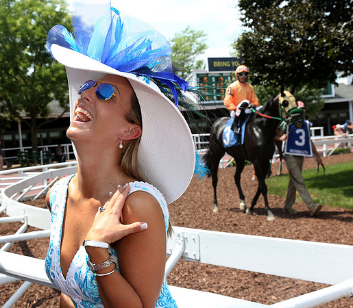 Dressing up for Raceday at Monmouth Park