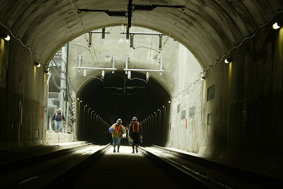 PATH Tunnel leading to Manhattan
