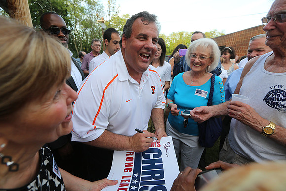 A Governor Christie fund raiser