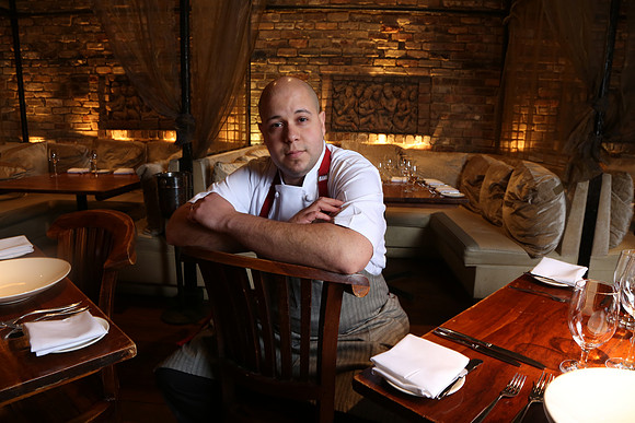 Ricardo Franco, sous chef at Chakra restaurant.