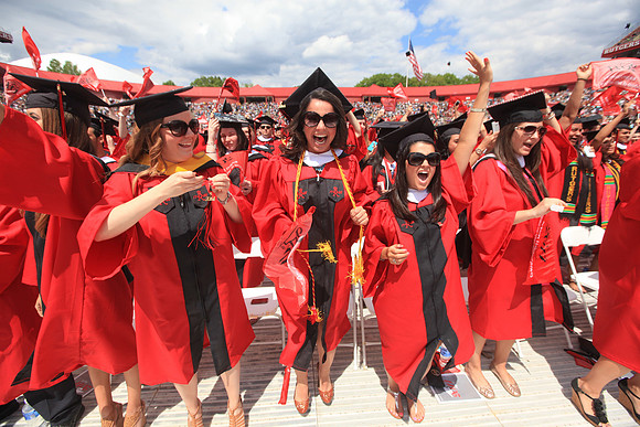 Rutgers 248th Commencement Ceremony at High Point Stadium.